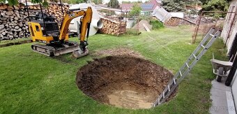 Zemní a výkopové práce minibagrem - Jindřichův Hradec - 8