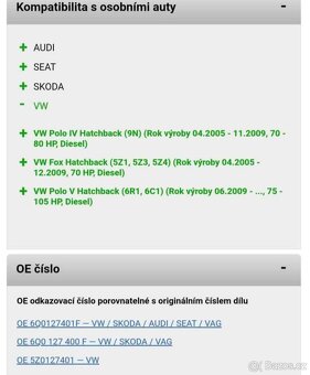 Sada filtru Škoda, VW, seat - 8