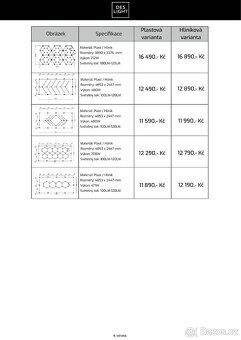 Šestiúhelníková LED svítidla - Hexagonal svítidla - 8