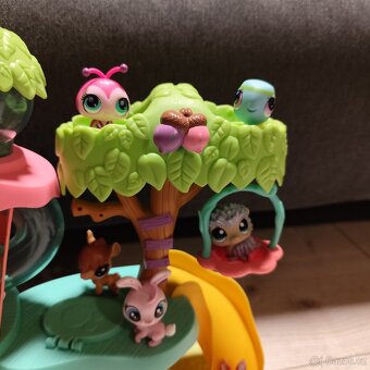LPS stromový domeček spoustu zvířátek a doplňky - 8