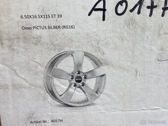 5x115 6,5J R16 ET39 Opel - 8