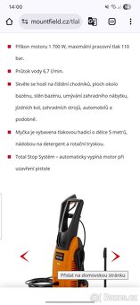 Vysokotlaký čistič Patriot PW 110 - 8