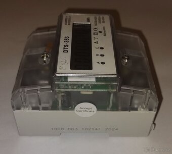 podružný třífázový digitální elektroměr DTS 353-L 80A - 8