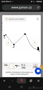 Stropní držák /výtah na kolo dunlop - 8