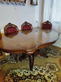 Jídelní Italská sestava , masiv Anglický dub - 8