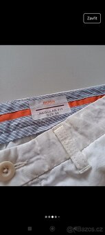 Lněné kalhoty Hugo boss - 8