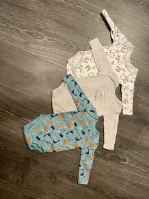 BODY dětské dlouhý rukáv vel. 62/68 zn.LUPILU/3 ks - 8