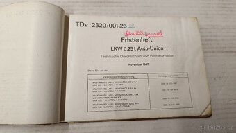 DKW Munga , Auto Union, 2 x příručky originál, katalog - 8