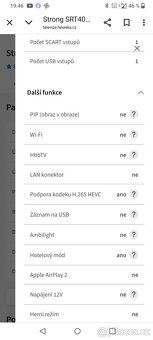 Televízor Strong SRT-40FB4003, v peknom stave. - 8
