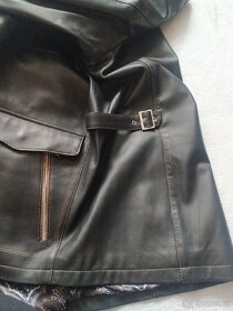 Pánská kvalitní kožená bunda LATINI, velikost XXXL - 8