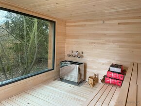 Klasická venkovní finská sauna - 8