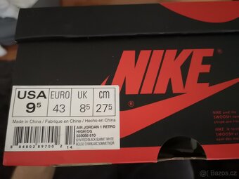 Nike air jordan 1 retro high og bred toe - 8
