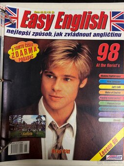 Časopisy Easy English 140 ks + kazety - 8