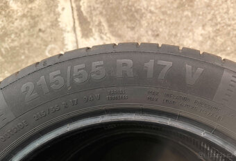 Continental Conti Eco Contact 5 215/55/17 cca 6mm - 8