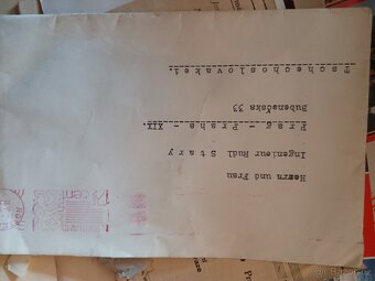 Různé dokumenty, známky, pohlednice. - 8