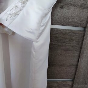 Jednoduché svatební šaty vel. 42/44 - 8