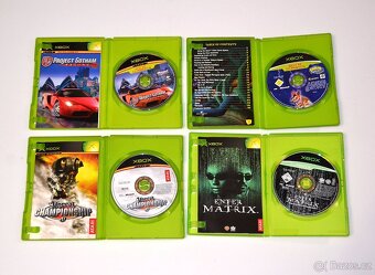 Xbox Video Game System + 4 hry - 8