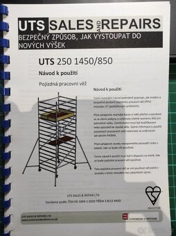 Hliníkové lešení pojízdné UTS SALES and REPAIRS LTD - 8
