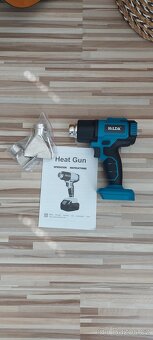 Aku horkovzdušná pistole+trysky, pro Aku Makita 18V,NEW. - 8