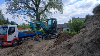 Zemní a výkopové práce ,bagr, minibagr,dumper,kontejner - 8