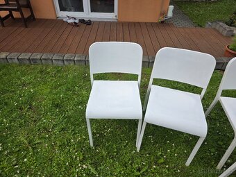 Na prodej: 4× IKEA bílé kuchyňské židle – dobrý stav - 8
