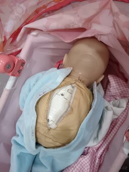 Kočárek na panenky babyborn - 8