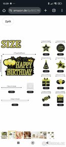 Balónky nebo dekorace na oslavy narozenin - různé - 8