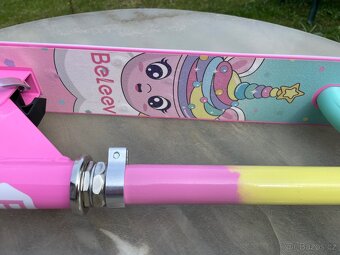 Nová dětská LED koloběžka scooter (116) - 8
