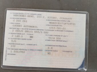 Prodám Mercedes - Benz C200, CDI - 8