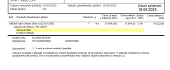 Skoro nový Steam Deck OLED 512GB - 8