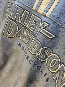 Kožená Harley Davidson bunda TRIPLE VENT 4XL - 8