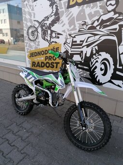 Pitbike Shark 125ccm 17x14 zelená - 8