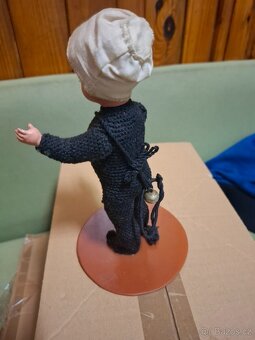 Starožitná celuloidová panenka kominíček - 8