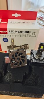 LED žárovky D3S AMiO, 8600LM, 6000K, CAN-BUS, 2 KS - 8