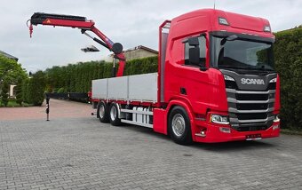 Scania R500 - 6x2 - Valník + HR-HMF 2120K5 – EURO 6 - 8