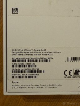 iPhone 11 64GB fialová super stav - 8