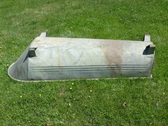 Stará plechová vana a zavařovací hrnec s teploměrem - 8