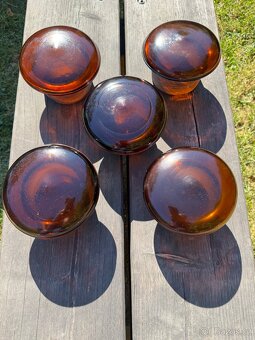 Velká skleněná lékárnická nebo skladovací dóza. - 8