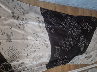 Desigual nový značkový šátek Signature černo bílý - 8