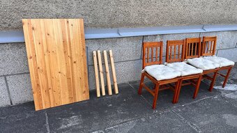 Stůl a 4 židle - 8