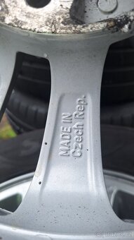 Alu kola Hyundai 5x114,3 včetně pneu 195/65 R15 - 8