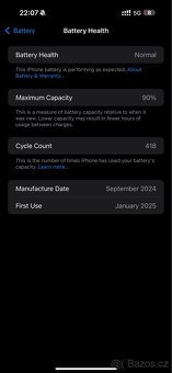 iPhone 16 Pro Max 512GB. Ideálni stav - 8