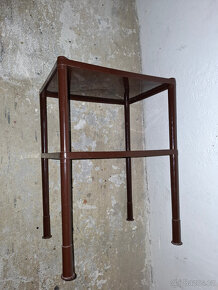 STOLEČEK plastový - odkládací stolek s poličkou 40x30-78cm - 8