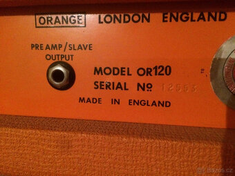 Vintage Orange kytarový zesilovač OR120 vč. 2 skříně 4x12 z - 8