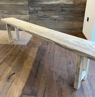 Dřevěná lavička - 8