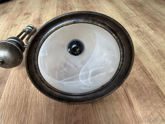 Moderní dvouramenný lustr zánovní - 8