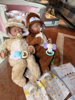 Realistická Reborm miminka dvojčátka - 8