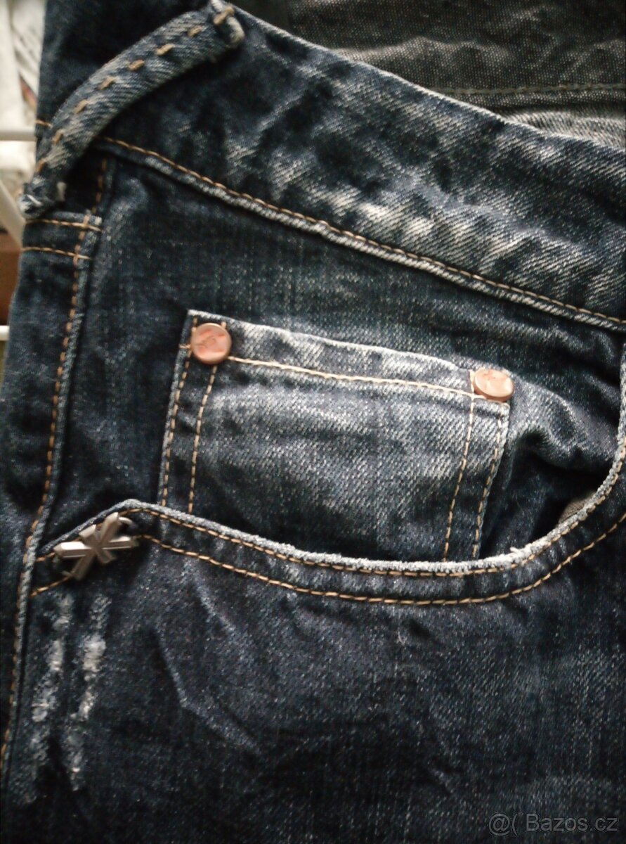 Luxusní italské džíny Seal Kay - 9