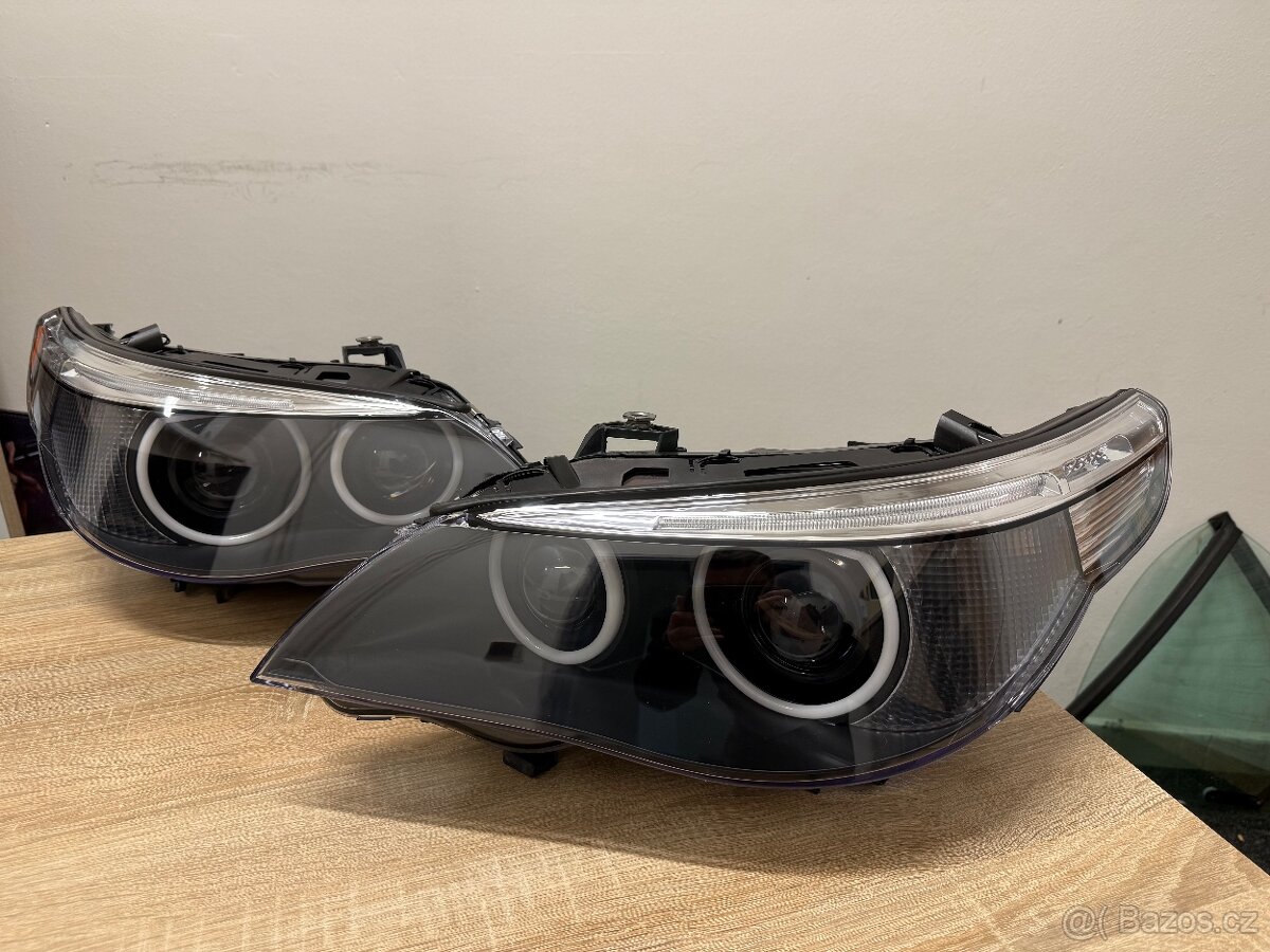 Originál repasované světlomety BMW e60/61 - 9