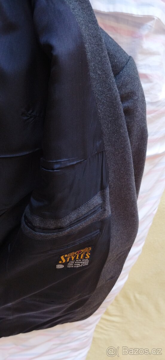 Pánský oblek tmavě šedý OP Prostějov - 9